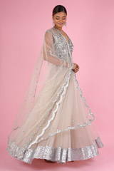 Silver Tassel Anarkali927 video